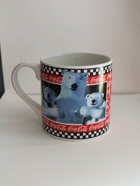 1997 Coca Cola Polar Bear Oversized Mug